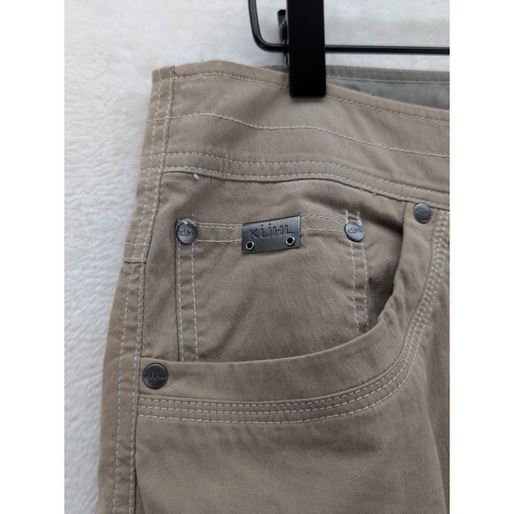 Kuhl Renegade Cargo Hiking Pants 36x32 Lightweight Beige Stretchy Breathable - Picture 2 of 16